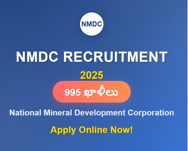 NMDC Jobs Notification 2025 Out
